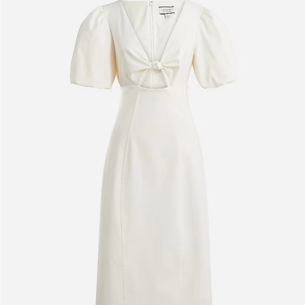 J. Crew • J. Crew Collection Puff Sleeve Dress (black)